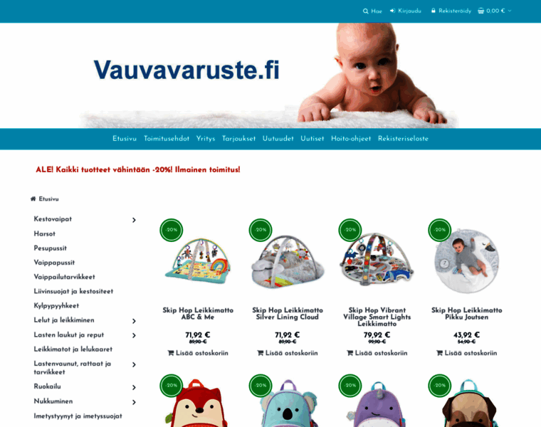 Vauvavaruste.fi thumbnail