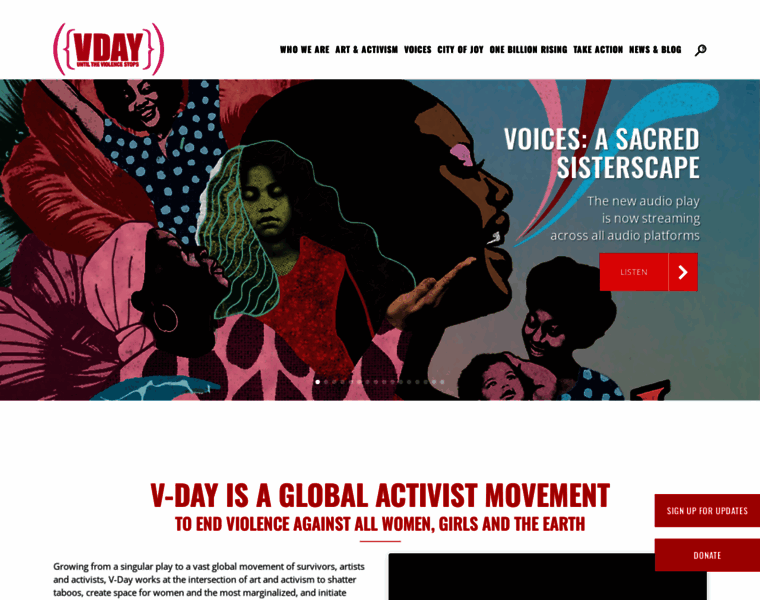Vday.org thumbnail