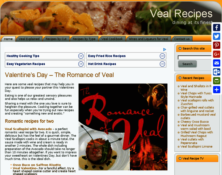 Vealrecipes.com thumbnail