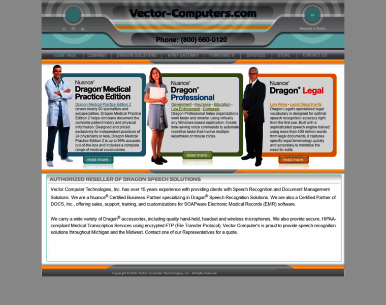 Vector-computers.com thumbnail