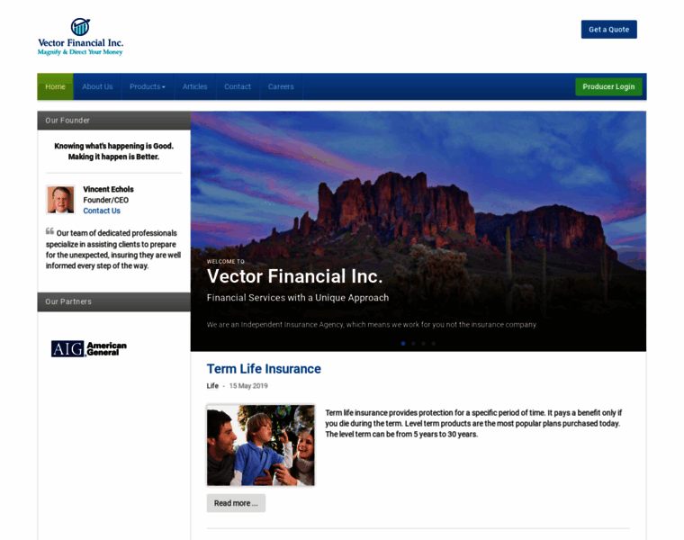 Vectorfinancial.net thumbnail