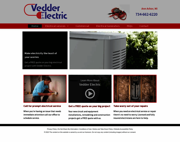 Vedderelectric.com thumbnail