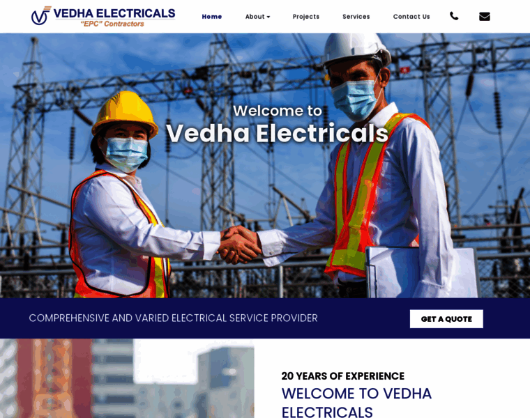 Vedhaelectricals.com thumbnail