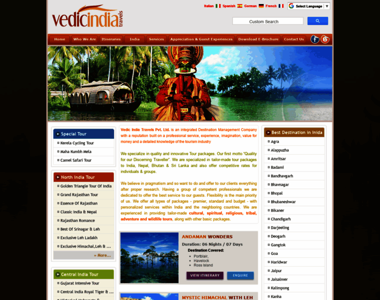 Vedicindiatravels.com thumbnail