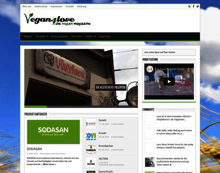 Vegan4love.info thumbnail