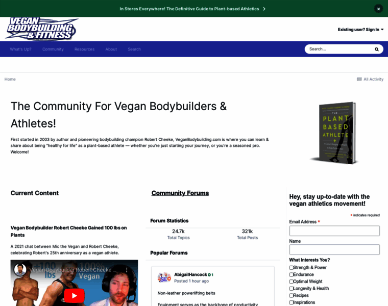 Veganbodybuilding.com thumbnail
