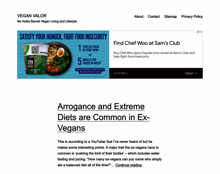 Veganvalor.com thumbnail