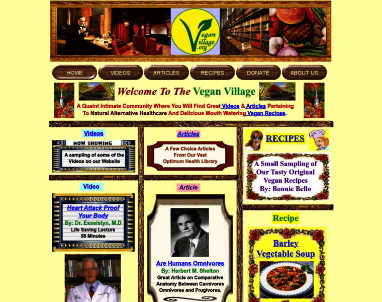 Veganvillage.org thumbnail