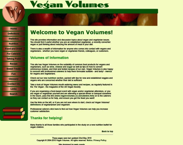 Veganvolumes.co.uk thumbnail