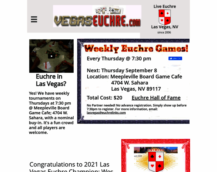 Vegaseuchre.com thumbnail