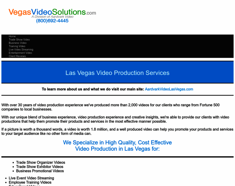 Vegasvideosolutions.com thumbnail Vegasvideosolutions.com thumbnail