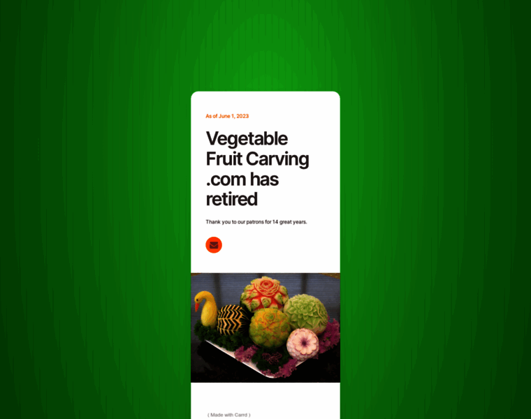 Vegetablefruitcarving.com thumbnail