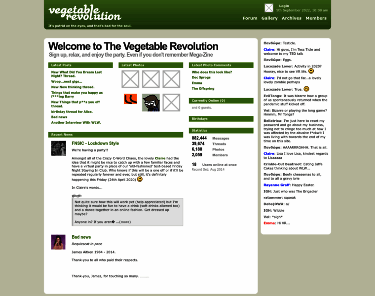 Vegetablerevolution.com thumbnail