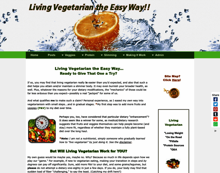 Vegetarian-diet-tips.com thumbnail