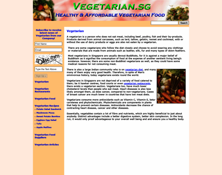 Vegetarian.sg thumbnail
