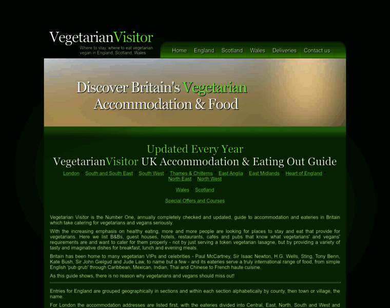 Vegetarianvisitor.co.uk thumbnail