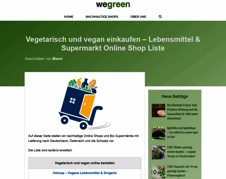 Vegetarisch-einkaufen.de thumbnail