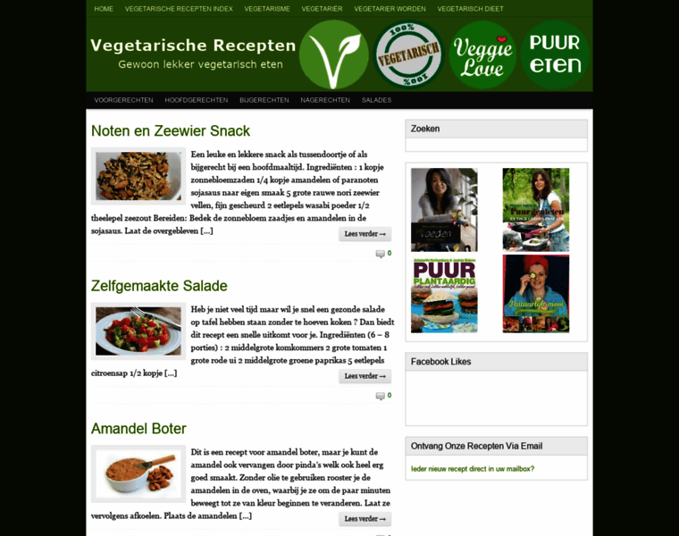 Vegetarischerecepten.net thumbnail