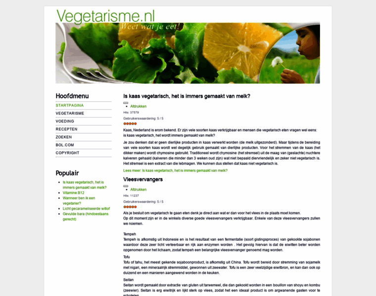 Vegetarisme.nl thumbnail