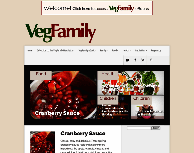 Vegfamily.com thumbnail
