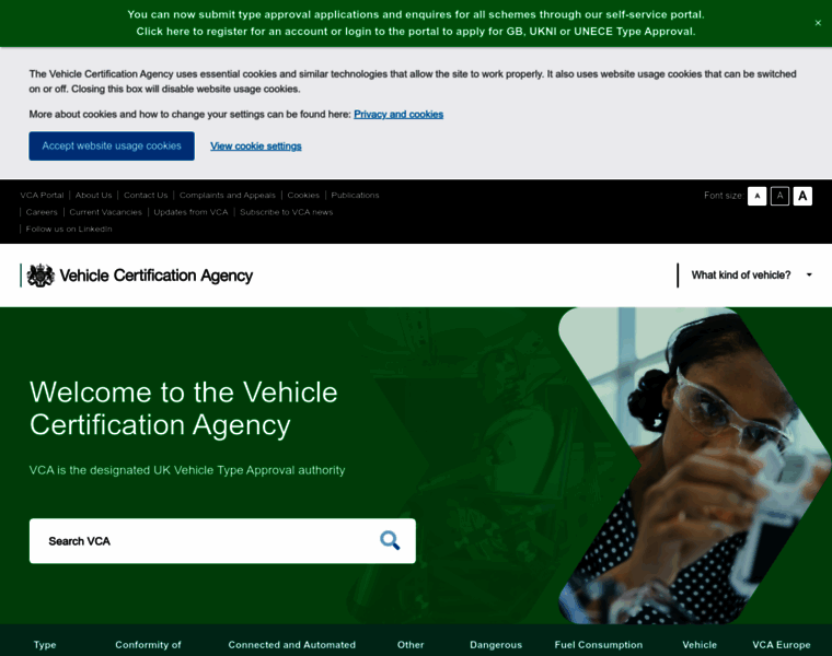Vehicle-certification-agency.gov.uk thumbnail
