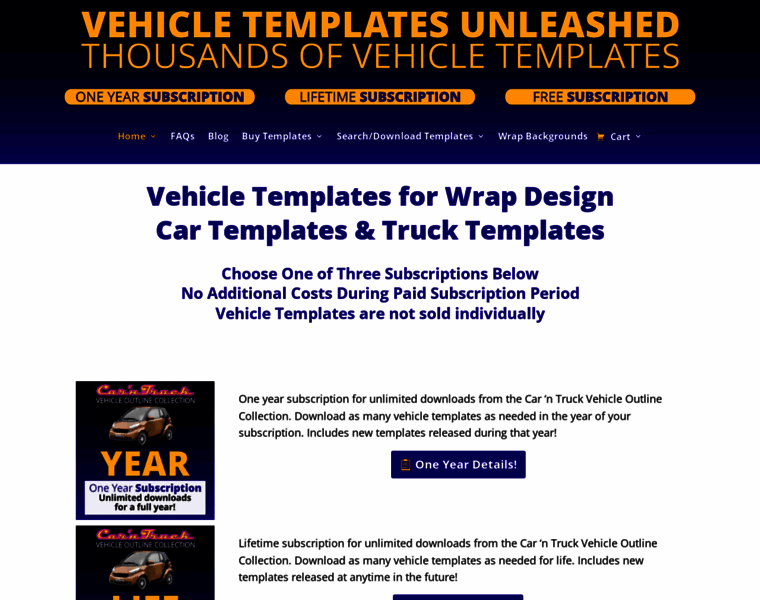 Vehicle-templates-unleashed.com thumbnail