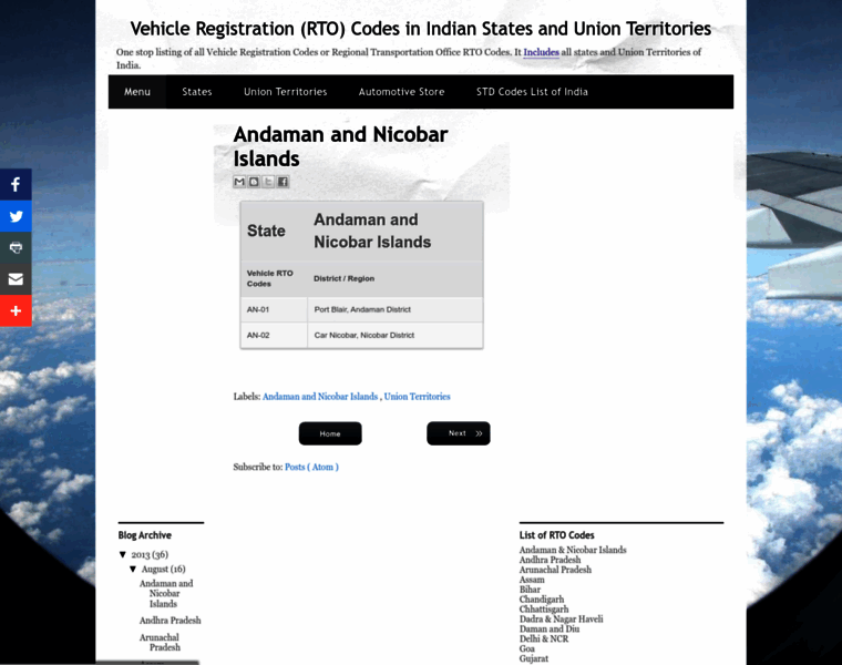Vehicleregistration-rto-codes-india.blogspot.in thumbnail