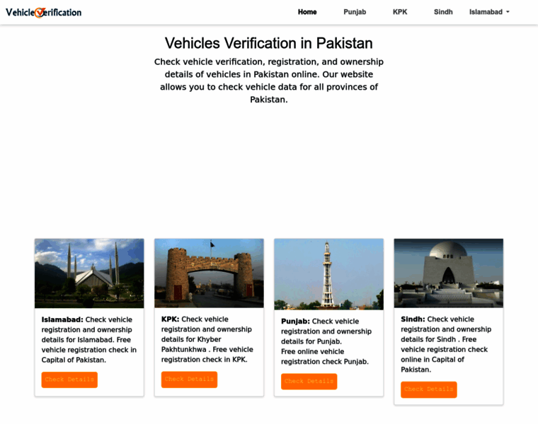 Vehicleverification.pk thumbnail