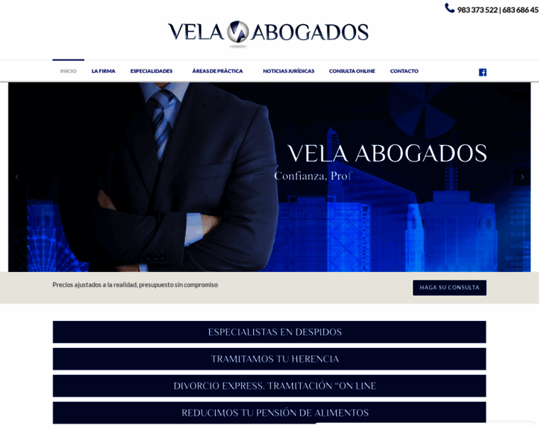 Vela-abogados.com thumbnail
