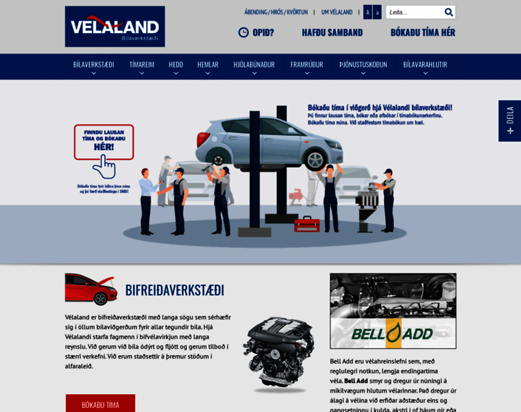 Velaland.is thumbnail