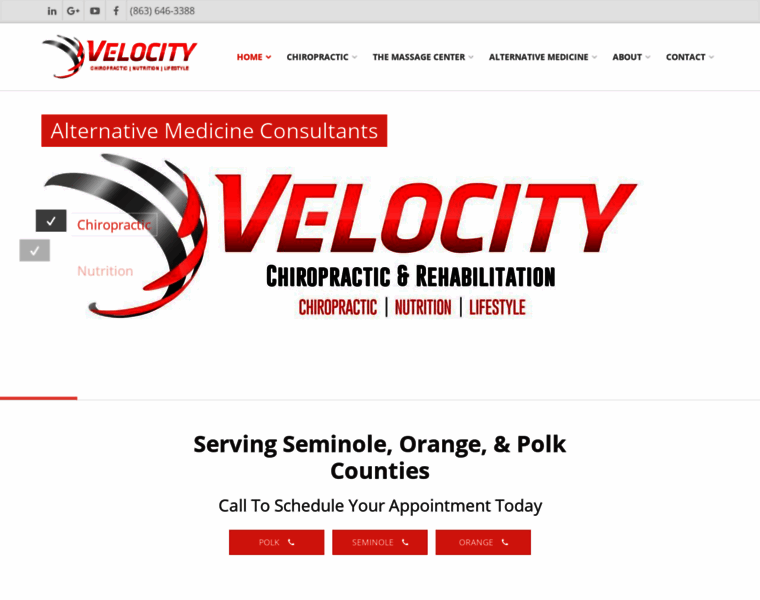 Velocitychiropractic.com thumbnail