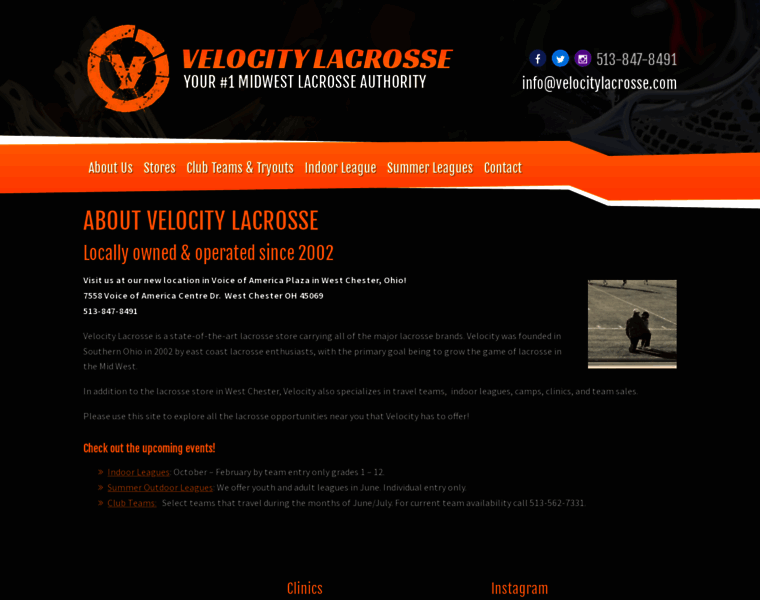 Velocitylacrosse.com thumbnail