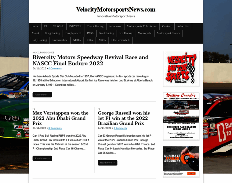 Velocitymotorsportsnews.com thumbnail