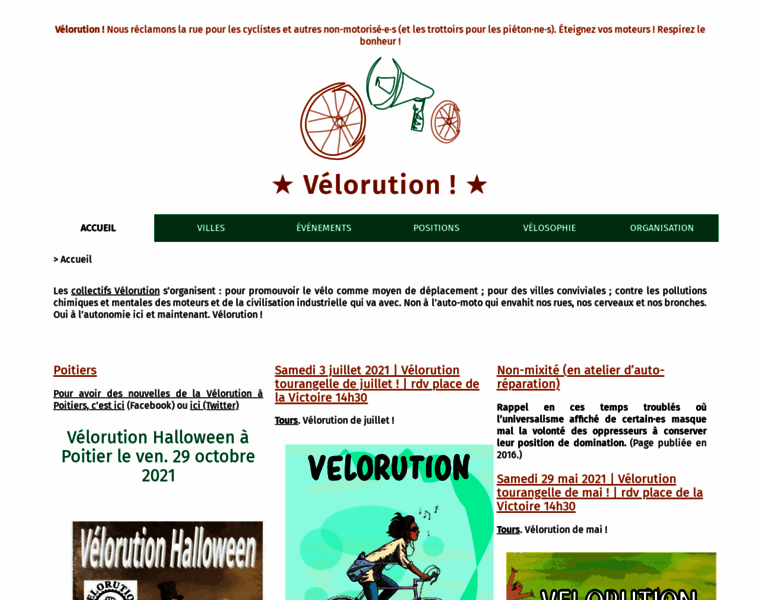 Velorution.org thumbnail