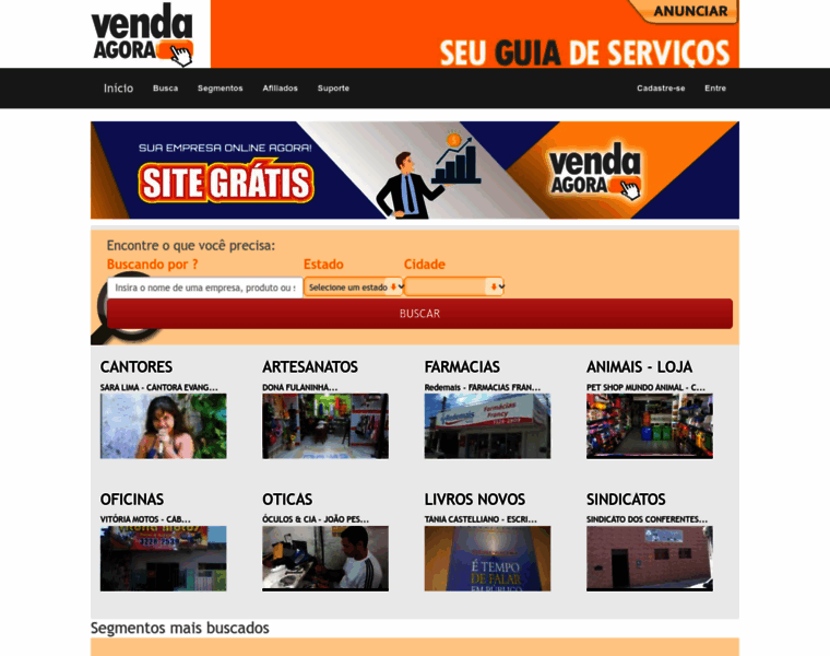 Vendaagora.com thumbnail