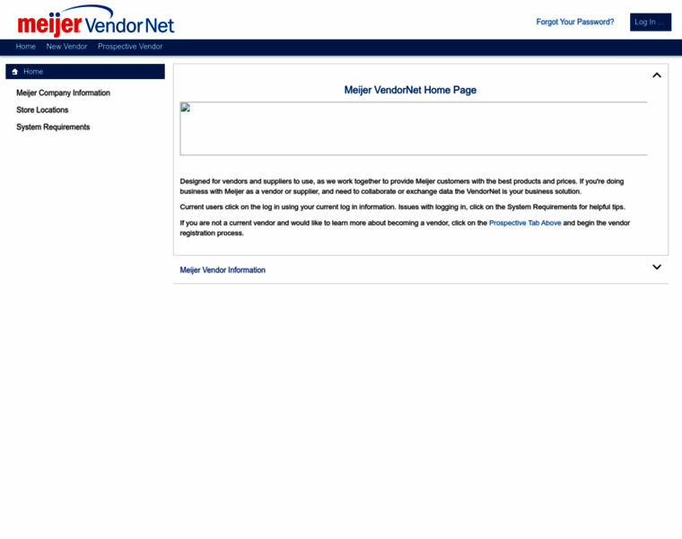 Vendornet.meijer.com thumbnail