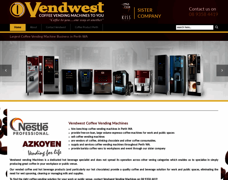 Vendwest.com.au thumbnail
