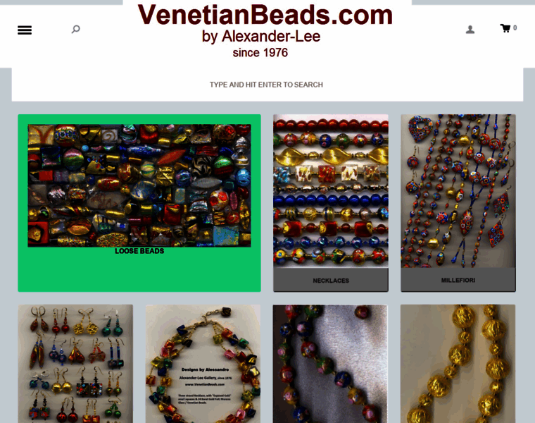 Venetianbeads.com thumbnail