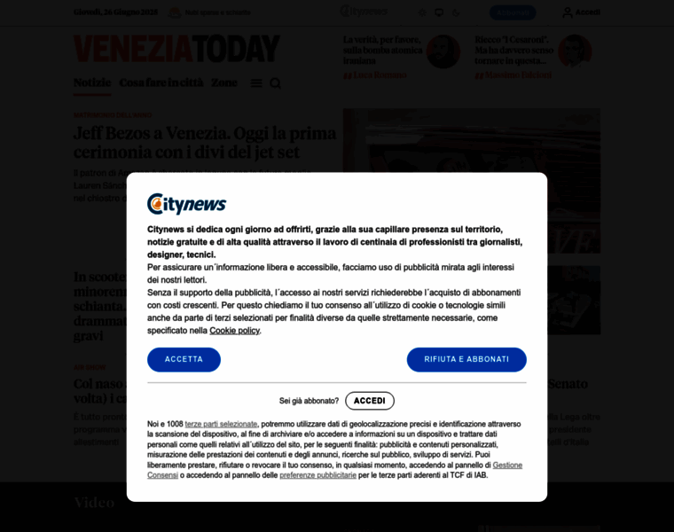 Veneziatoday.it thumbnail Veneziatoday.it thumbnail