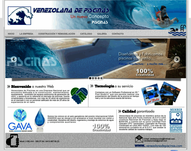 Venezolanadepiscinas.com thumbnail