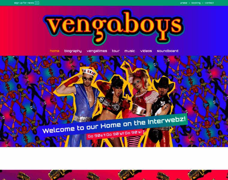 Vengaboys.com thumbnail