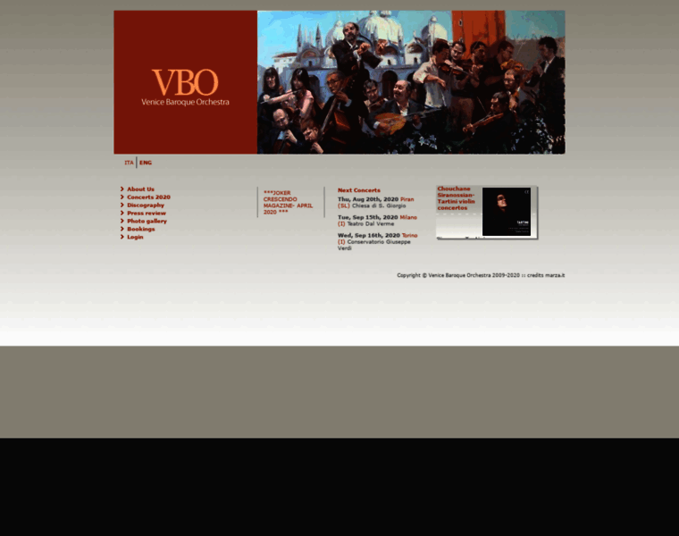 Venicebaroqueorchestra.it thumbnail