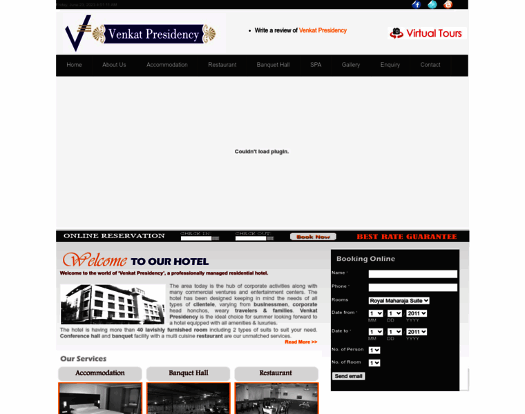 Venkatpresidency.com thumbnail