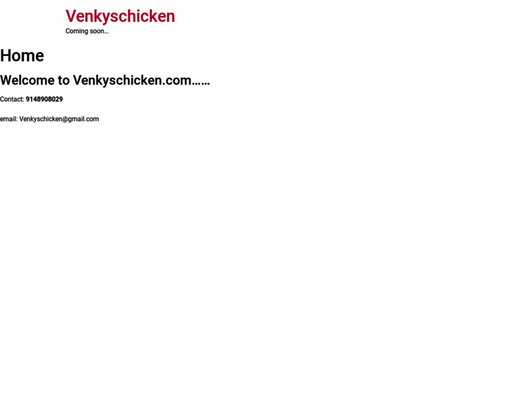 Venkyschicken.com thumbnail