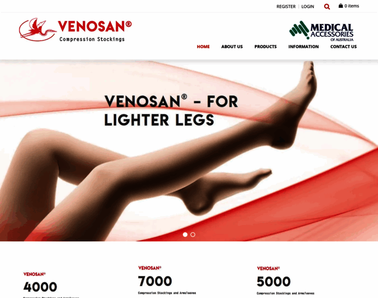 Venosan.com.au thumbnail