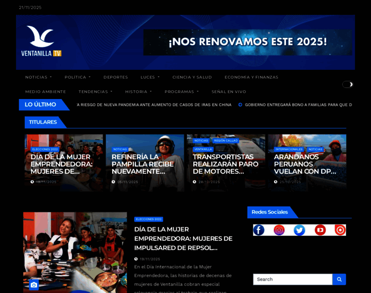 Ventanillatv.pe thumbnail