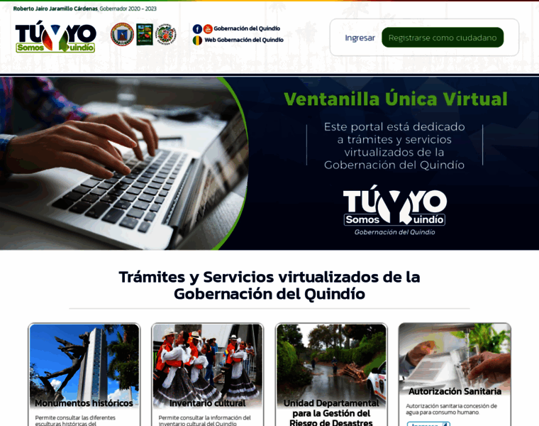 Ventanillaunicavirtualquindio.gov.co thumbnail