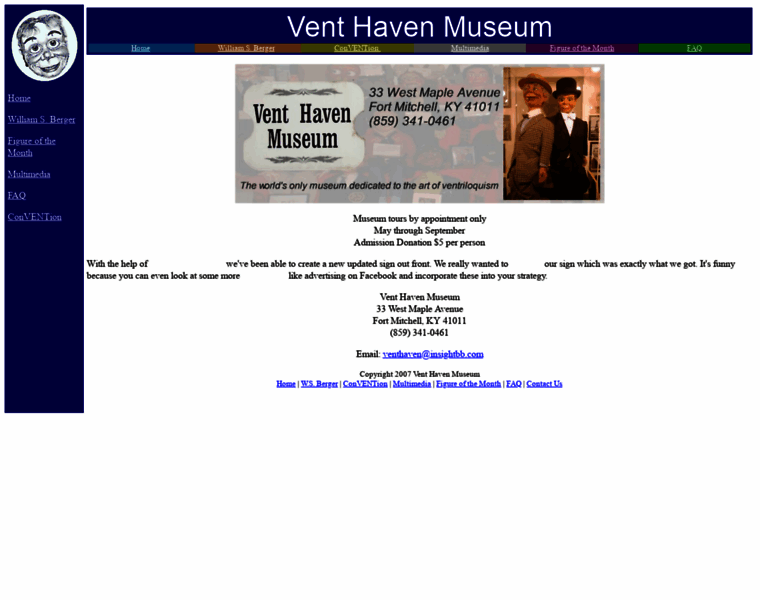 Venthavenmuseum.net thumbnail