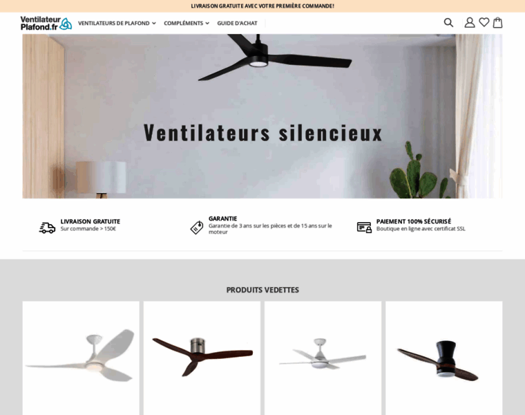 Ventilateurplafond.fr thumbnail