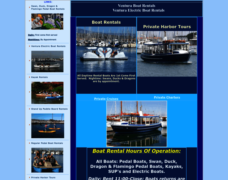 Venturaboatrentals.com thumbnail